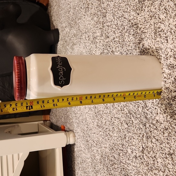Stoneware spaghetti canister - Picture 2 of 4